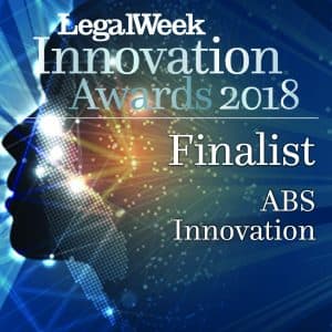 2018 Legalweek Innovation Awards Finalist, ABS Innovation