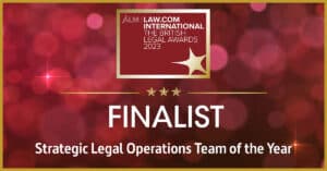 2023 British Legal Awards, Strategic Legal Operations Team of the Year